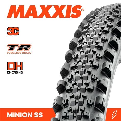 Maxxis Minion Ss Bike Tyre X C Grip Dh Tr Folding X Tpi