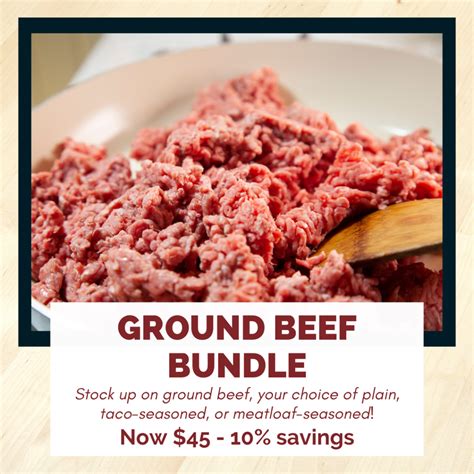 Ground Beef Bundle Winter Bundle Sale Lgcm