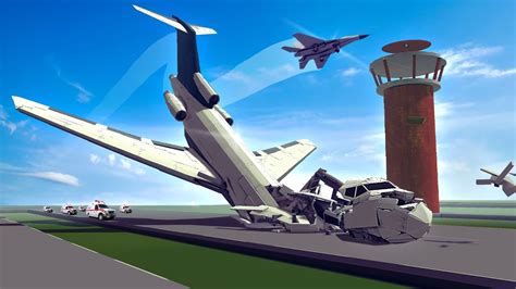 Emergency Landing Causes Plane To CRASH Besiege Mods YouTube