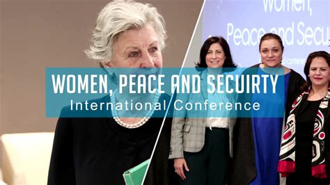 Women Peace And Security International Conference Youtube