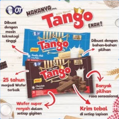 TANGO WAFER 39 GRAM MAKANAN RINGAN RASA COKELAT KEJU STRAWBERRY SNACK