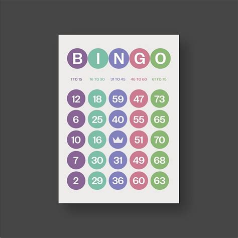 Premium PSD Pastel Bingo Card Templates V2 In Photoshop Psd