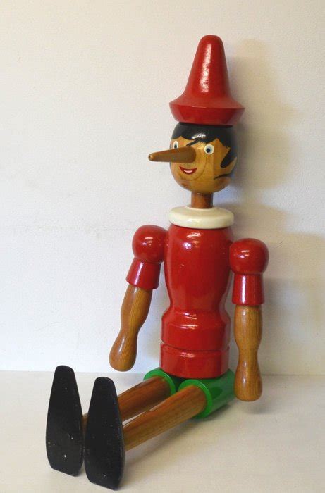 Pinocchio Wooden Sculpture Handmade S S Italy Catawiki