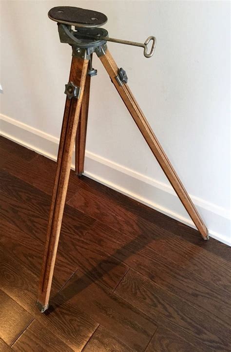 Vintage WOOD CAMERA TRIPOD Ellis Tilter Antique Camera Etsy Canada