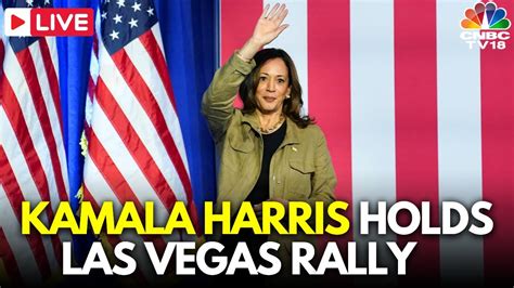 Live Kamala Harris Holds Las Vegas Rally As Nevada In Crucial Swing