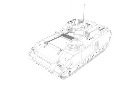 m3a3 bradley apc 3d model