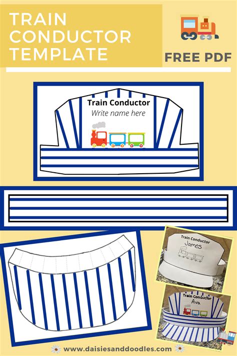 Make Your Own Train Conductor Hat Feestje Trein Thema