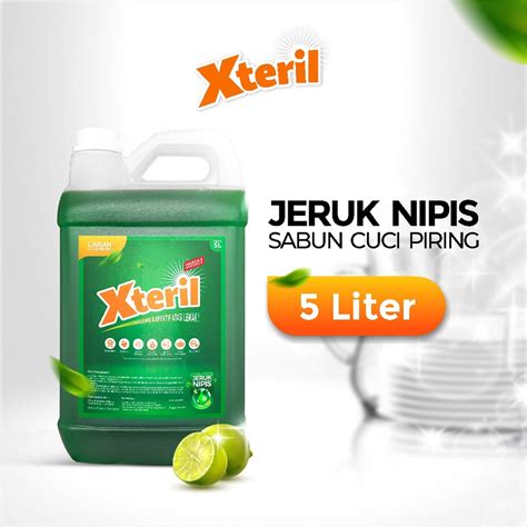 Jual Xteril Sabun Cuci Piring L Ml Kemasan Jerigen