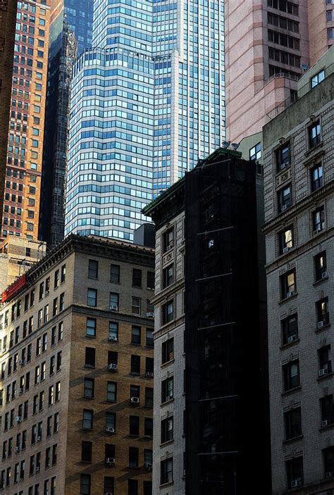 Graphic Design And Patterns In Building Facade In New York City