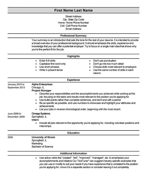 Resume Templates Beginner Resumetemplates Acting Resume Template