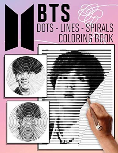 BTS Dots Lines Spirals Coloring Book New Kind Of Stress Relief