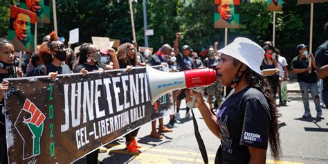 George Floyd Protests On Race And Policing Juneteenth Celebrations Across Us