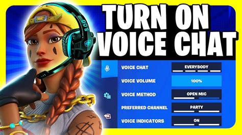 How To Turn On Fortnite Voice Chat Enable Fix Mic In Fortnite