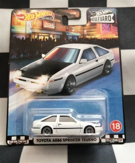 Hot Wheels Premium Boulevard Toyota Ae Sprinter Trueno Real Riders