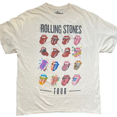 Shirts New Rolling Stones Tongue Evolution Oversized T Shirt Poshmark