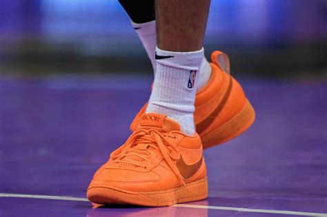 Devin Booker Debuts Signature Nike Book 1 Sneakers In A Bright Orange