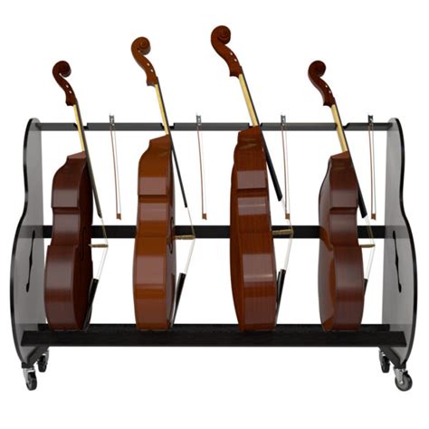 Double Bass Storage And Transport Cart For Music Classrooms