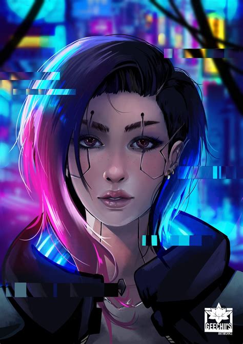 Cyberpunk V Artwork, Geechiis Artworks on ArtStation at https://www ...