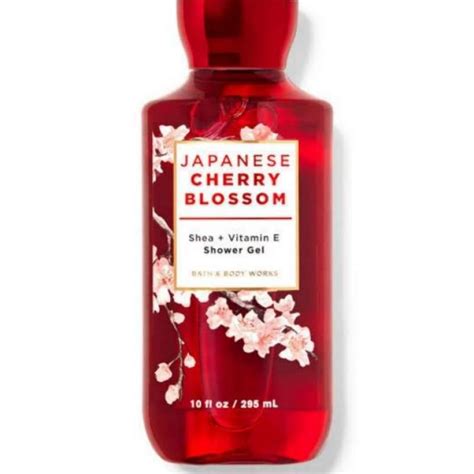 Promo Bath Body Works Bbw Japanese Cherry Blossom Shower Gel Ml