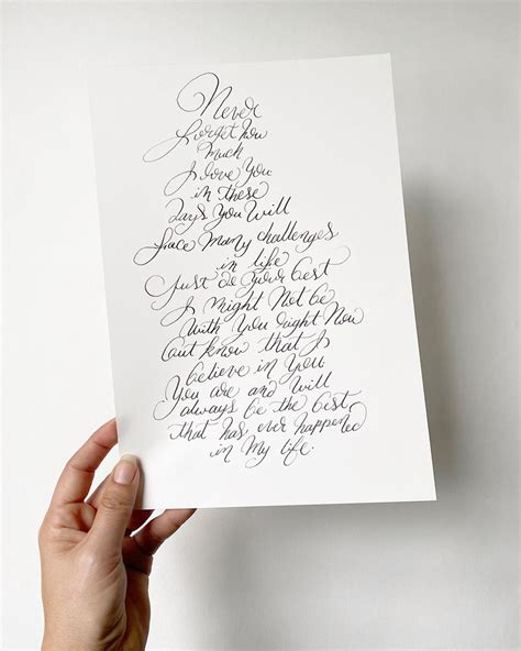 Think Carmen — One Of The Most Beautiful Calligraphy Notes I E