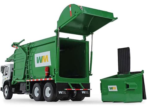 Toy Garbage Truck Wm Mack Side Loader - Home Alqu