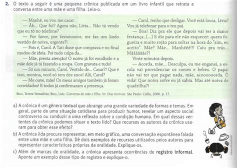 Cronica Infantil Pequena - 2. 0 texto a seguir é uma pequena crônica publicada em um livro ...