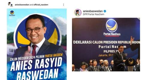 Anies Baswedan Diusung Jadi Capres 2024 Dpd Nasdem Depok Anggap Sang