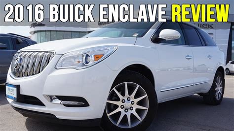 2016 Buick Enclave Awd Choccachino Leather Interior In Depth Review