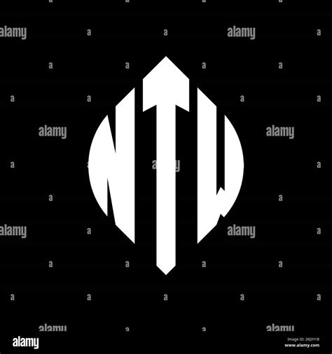 ntw circle letter logo design  circle  ellipse shape ntw