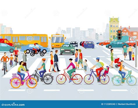 Busy Road Clipart