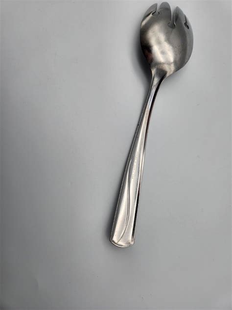 Rare Imperial Imi41 Stainless Steel Salad Serving Fork Peirced Spoon Ebay