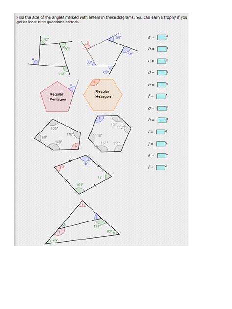 Angles Polygons | PDF