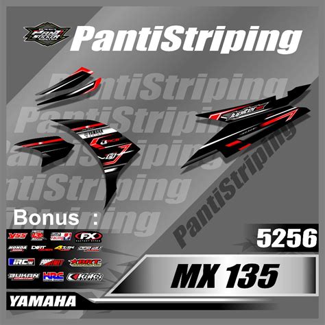 Jual Sticker Striping Motor Yamaha Mx 135 Full Body Variasi Full