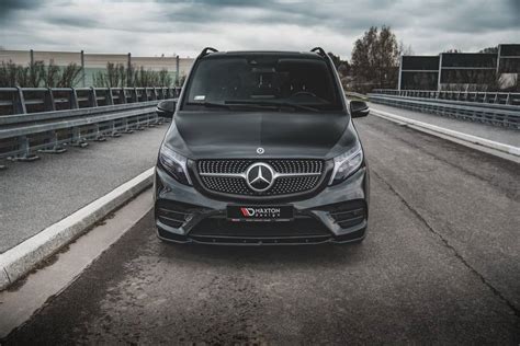 Front Splitter V Mercedes Benz V Class Amg Line W Facelift Our