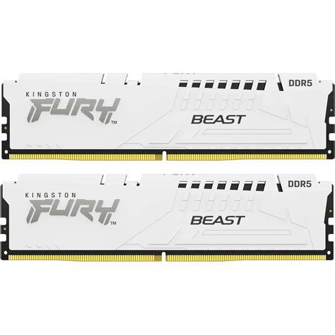 32GB Kingston FURY Beast weiß DDR5-6000 DIMM CL40 Dual Kit - DDR5-6000 ...