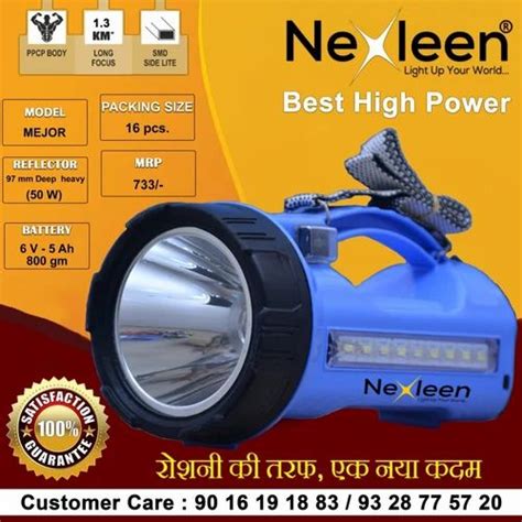 Plastic Nexleen LED Head Lamp with 9 Side SMD LED, Battery Type ...