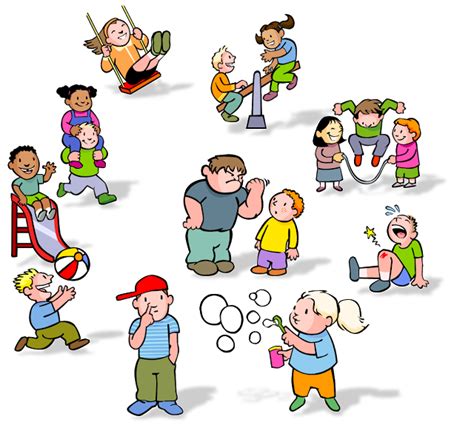 Kids at recess clipart png – Clipartix