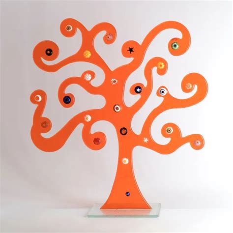 VITRA TREE Of Life By Klimt With Murrine IN Murano Glass 92 20