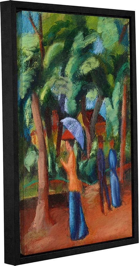 Amazon co jp August Macke A Stroll In The Park 1914 ギャラリーラップフローターフ