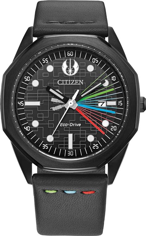 Citizen Eco Drive Star Wars Darth Vader Reloj Con Caja Chapada En