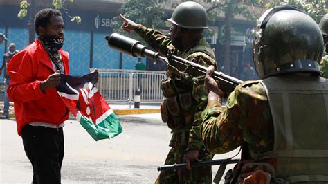 Kenyan Police Fire Blanks To Disperse Protesters Hours After Parliament