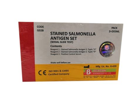 Stained Salmonella Antigen Set Test Kit At Rs Kit Kandivali West