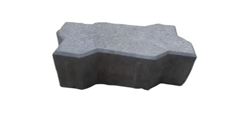 Concrete Gray Zig Zag 80 Mm Paver Block For Flooring At Rs 15 Piece In