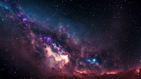 Nebula Cosmic Background 4k Space Video Stock Footage Video (100% ...