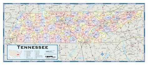 Printable Map Of Tennessee Counties And Cities - Printable Maps