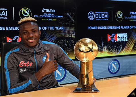 Osimhen receives Globe Soccer Emerging Player of the Year award - Daily