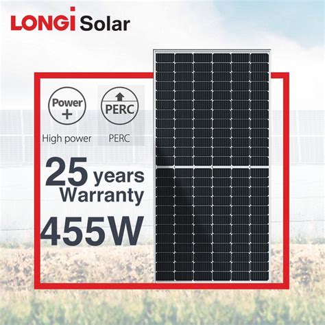 Longi Solar Panel 445W 450W 455W 460W 144 Half Cut Cells Panels PV