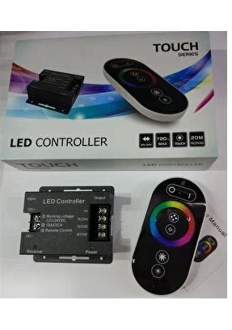 Touch Rgb Erit Led Amper Dokunmatik Kumanda Kontrol Cihaz