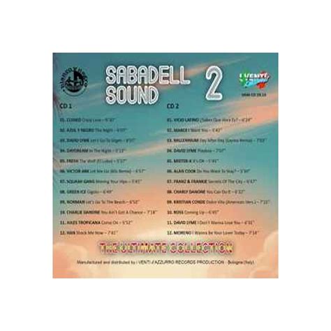 SABADELL SOUND THE ULTIMATE COLLECTION VOL 2 2CD