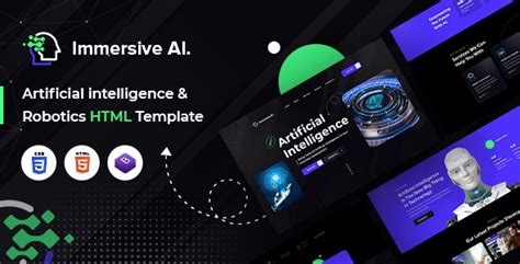 Immersive AI | Robotics HTML Template | ThemeMag